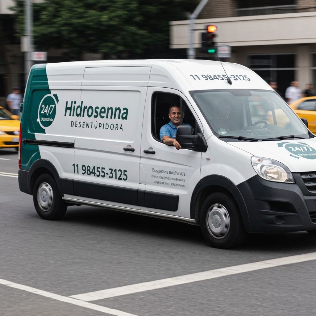 Desentupidora Hidrosenna São Paulo - Logan com telefone (11) 98455-3125